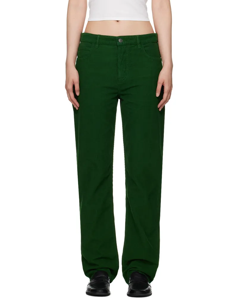 The Row Green Carlind Trousers Pine