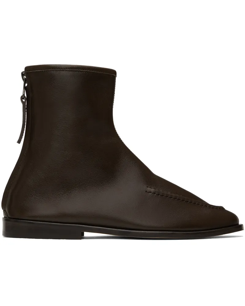HEREU Brown Juliol Boots Dark