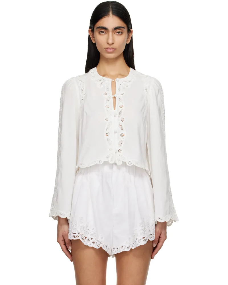 Sea White Elke Blouse White