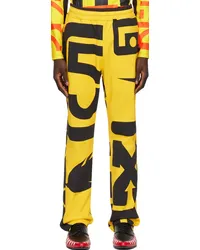 Walter van Beirendonck Yellow Dawleetoo Sweatpants Ccyellow