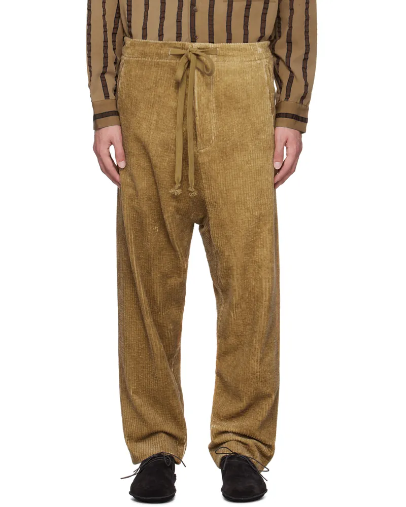 Uma Wang Beige Perch Pants Uw200
