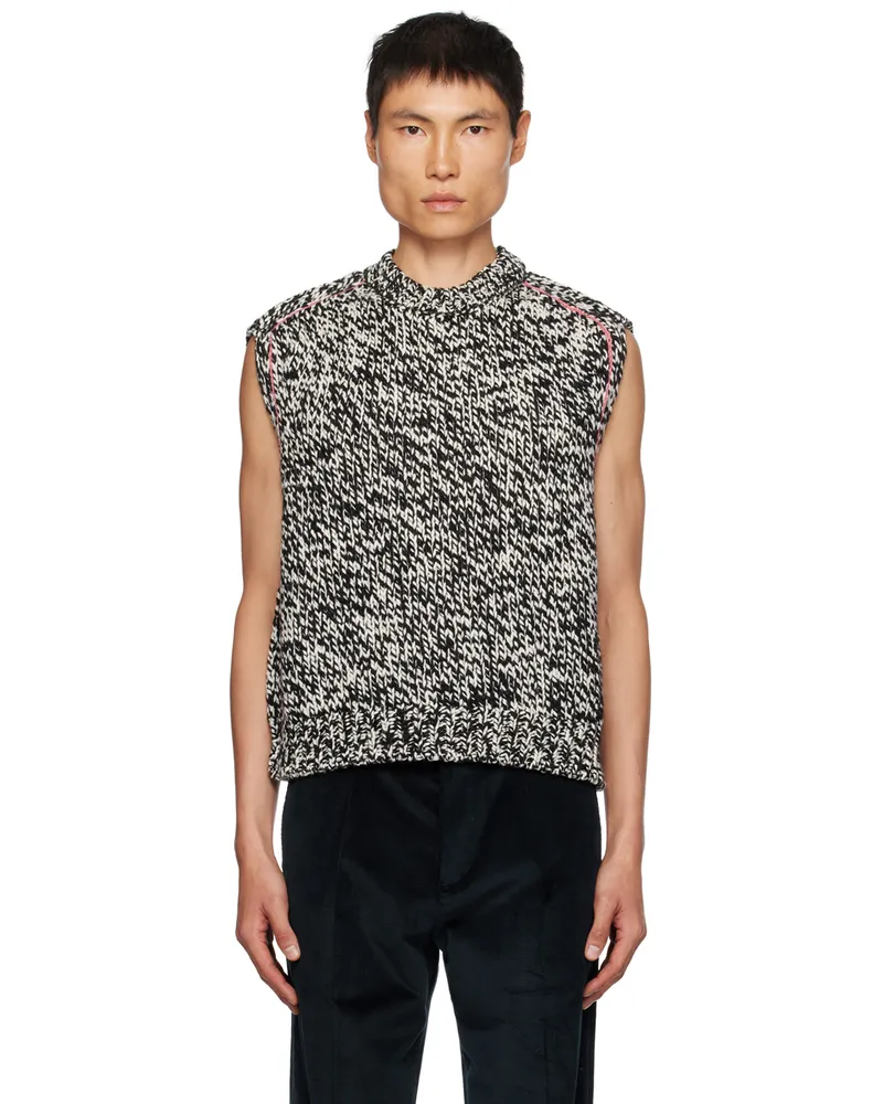 Paul Smith Black & White Crewneck Vest 79