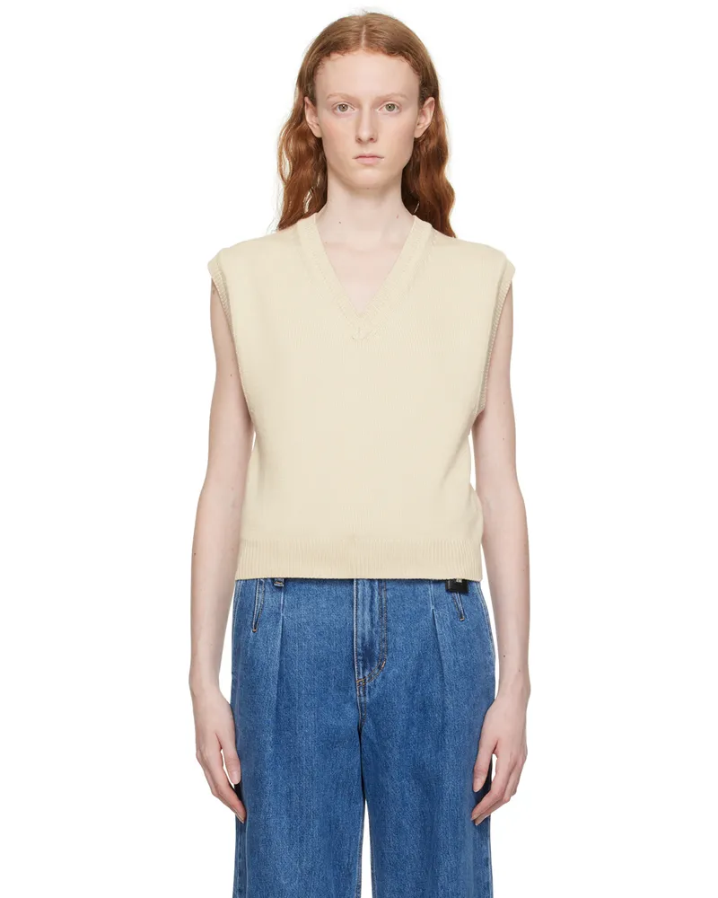 Wooyoungmi Beige Cropped Vest Beige