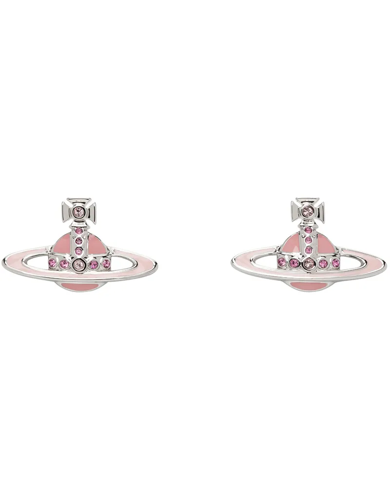 Vivienne Westwood SSENSE Exclusive Capsule Silver Small Neo Bas Relief Earrings P538
