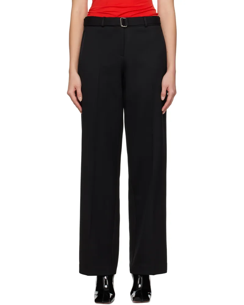 Paris Georgia Black Basil Trousers Black