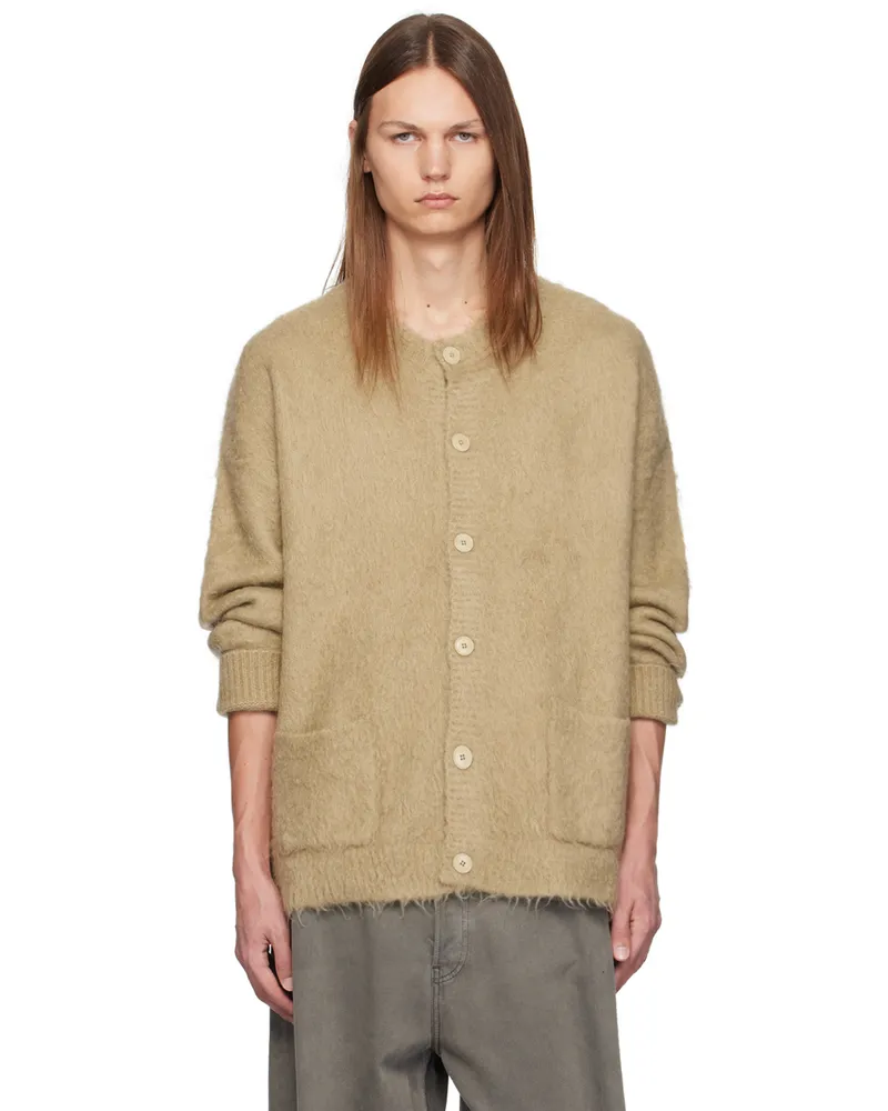 Acne Studios Beige Mohair Cardigan Cql