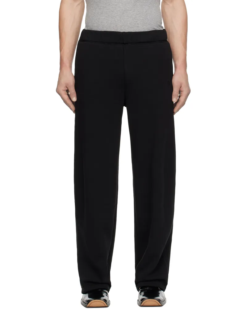 Fax Copy Express Black Ultra Soft Casual Lounge Pants Black
