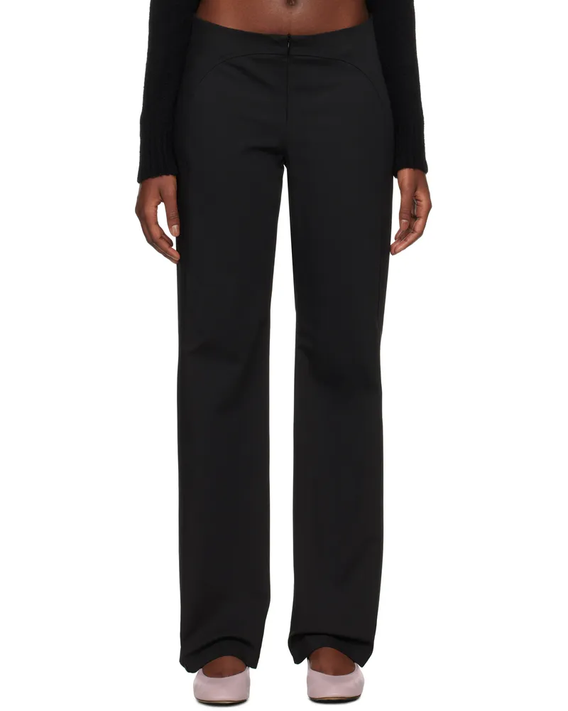 GIMAGUAS Black Iris Trousers Black