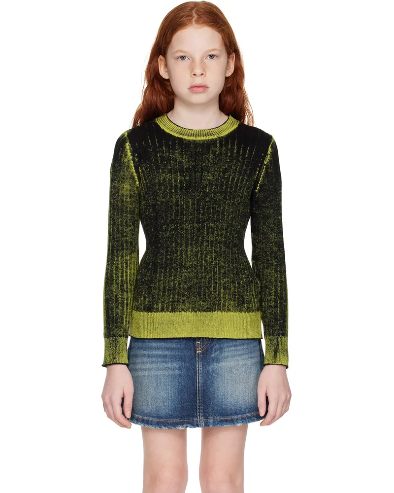 Diesel Kids Black & Green K-Andelero Sweater K235