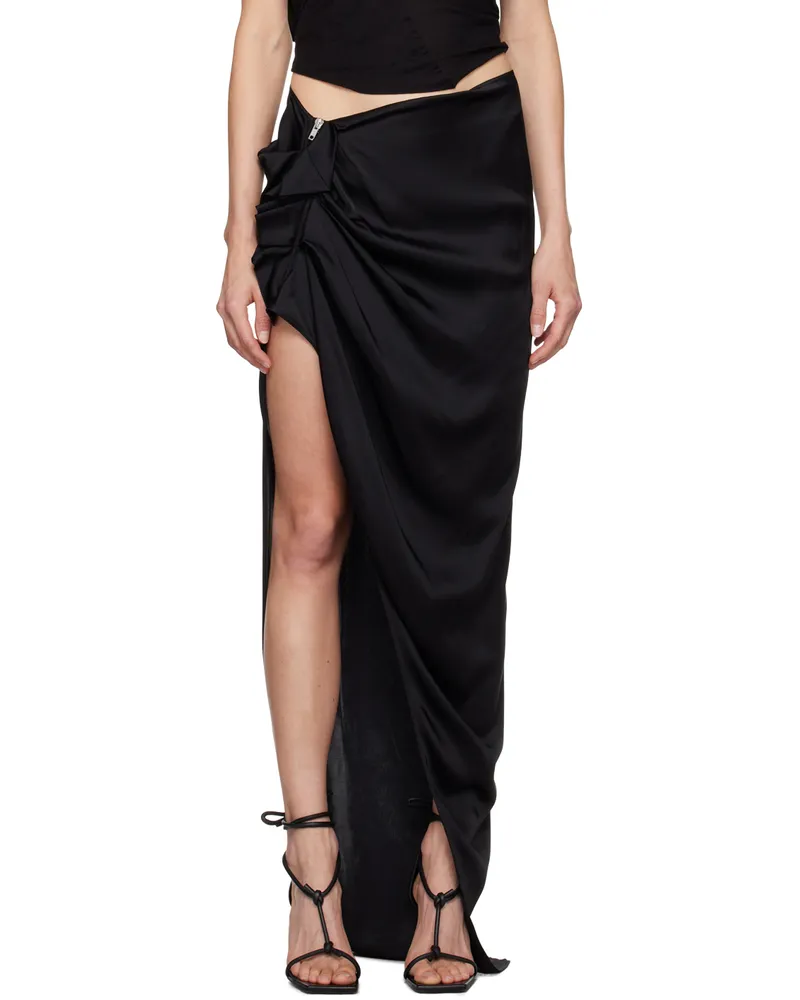 Rick Owens Black Porterville Edfu Maxi Skirt 09