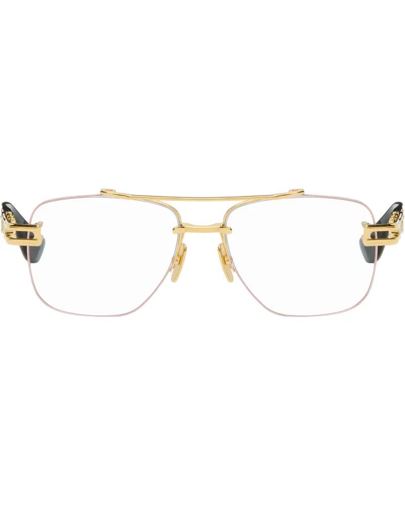 DITA Gold & Black GRAND-EVO RX Glasses Yellow