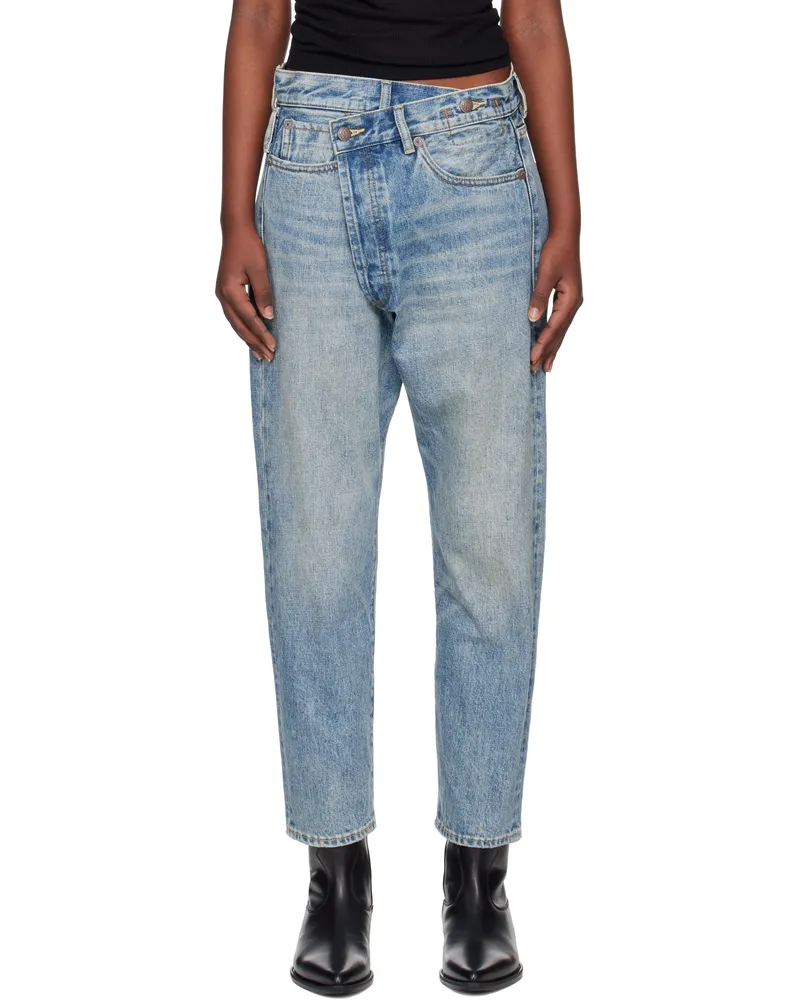 R13 Blue Crossover Jeans Lena