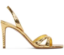 Gold Slingback 85 Heeled Sandals