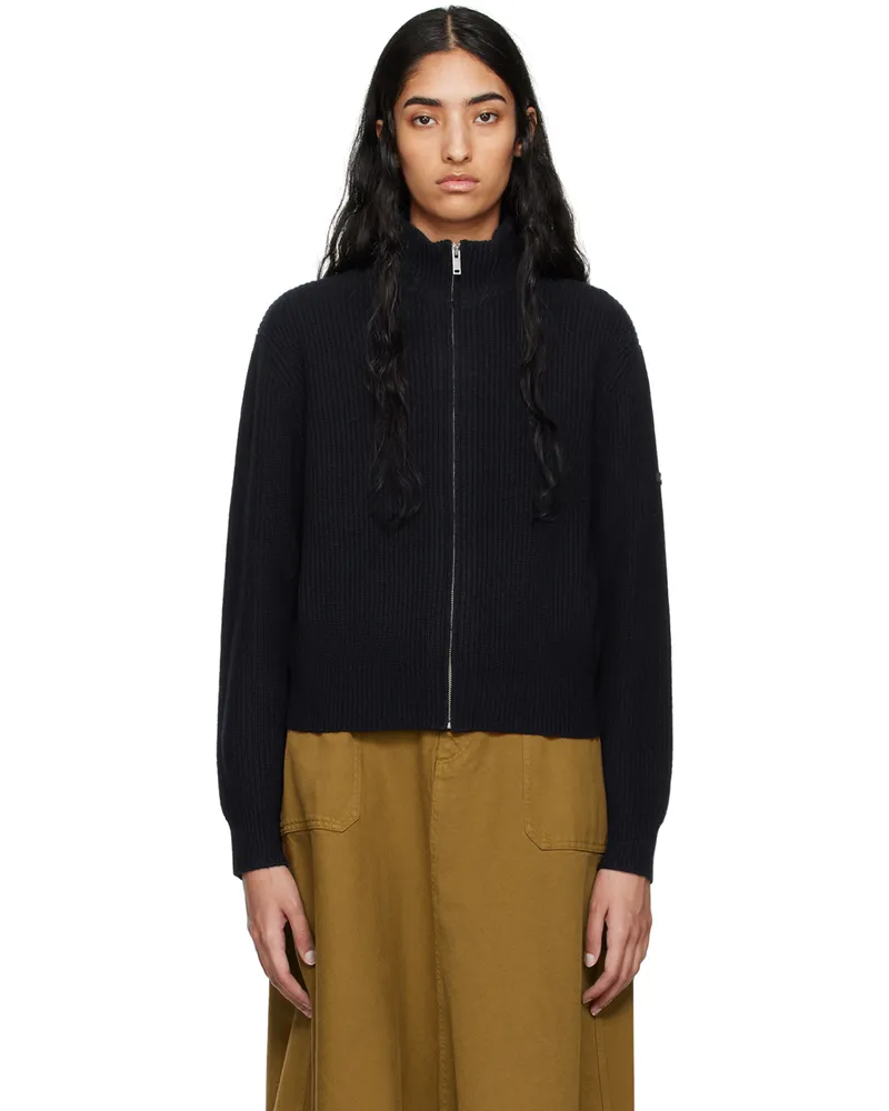 A.P.C. Navy Jana Cardigan Iak