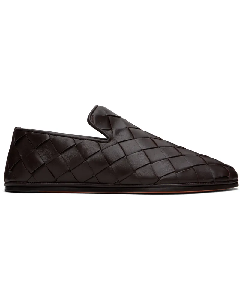 Bottega Veneta Brown Sunday Slippers Fondant
