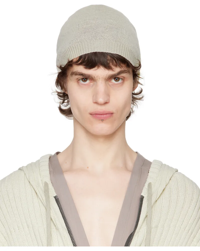 Rick Owens Off-White Hollywood Cashmere Beanie 41