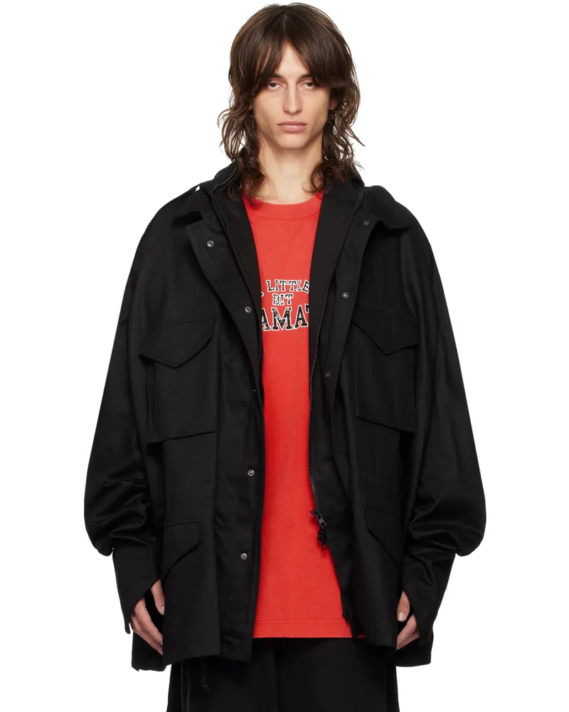VETEMENTS Black Masked Jacket Black