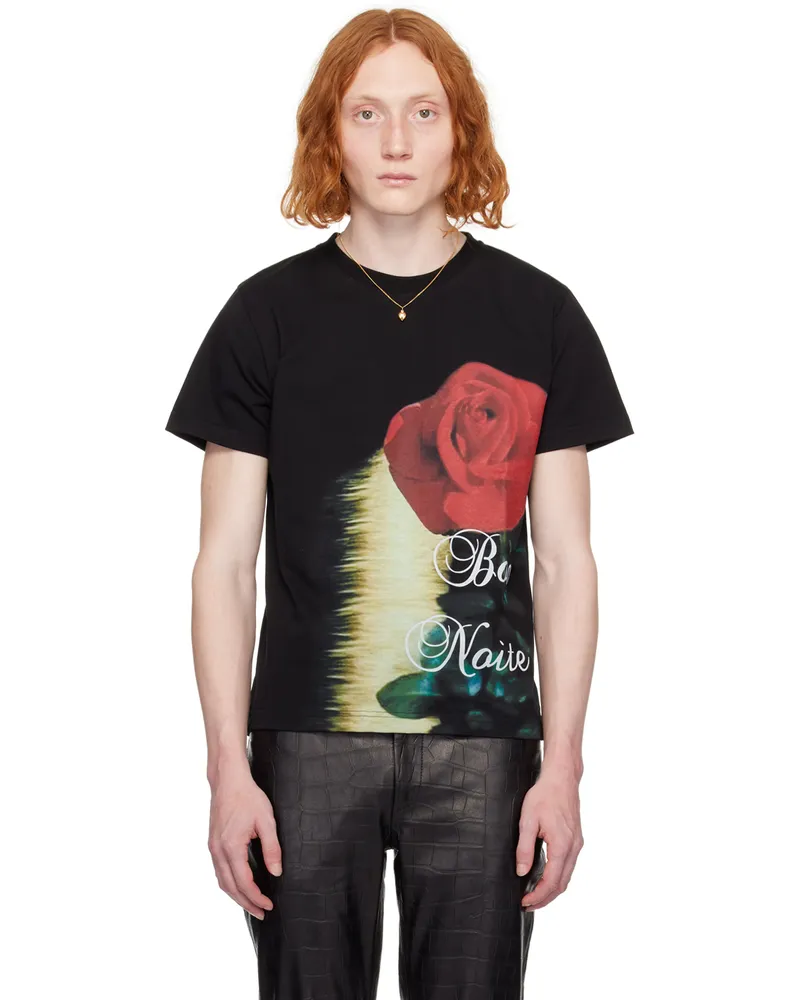 Ernest W. Baker Black Printed T-Shirt Black