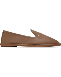 Max Mara Brown Leen Slippers Hazelnut