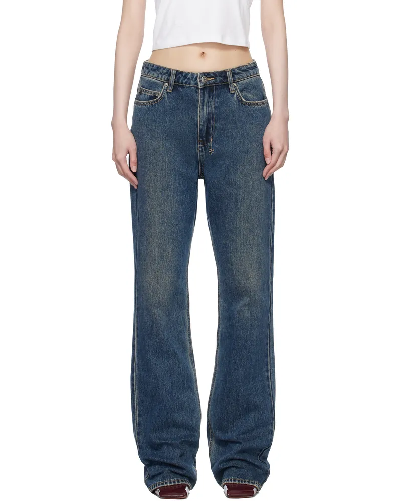 ksubi Blue Soho Slouch Sandstorm Jeans Denim