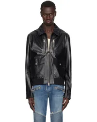 Mackage Black Chance Leather Jacket Black