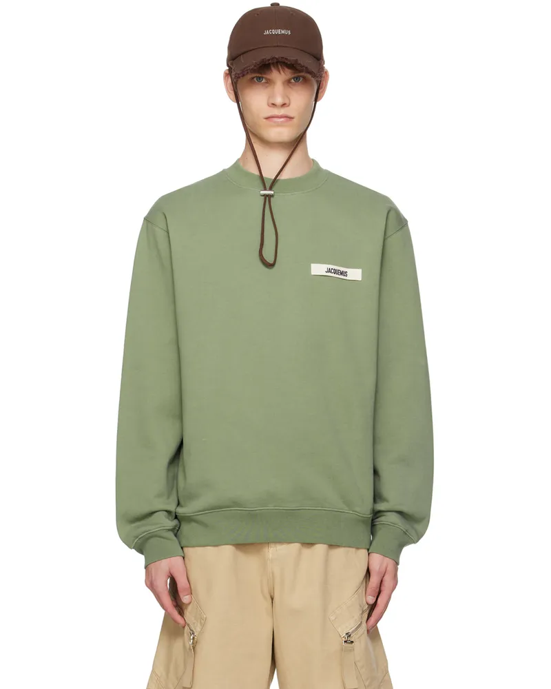 Jacquemus Green La Casa 'Le sweatshirt Gros Grain' Sweatshirt 512