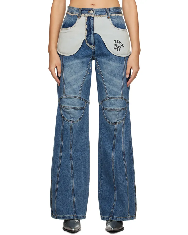 Andersson Bell Blue Madison Contoured Jeans Blue