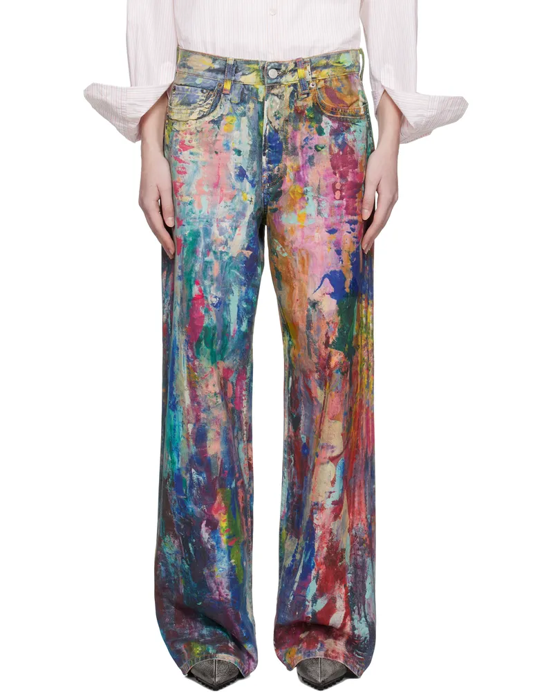 Acne Studios Multicolor Baggy Fit Jeans Ald
