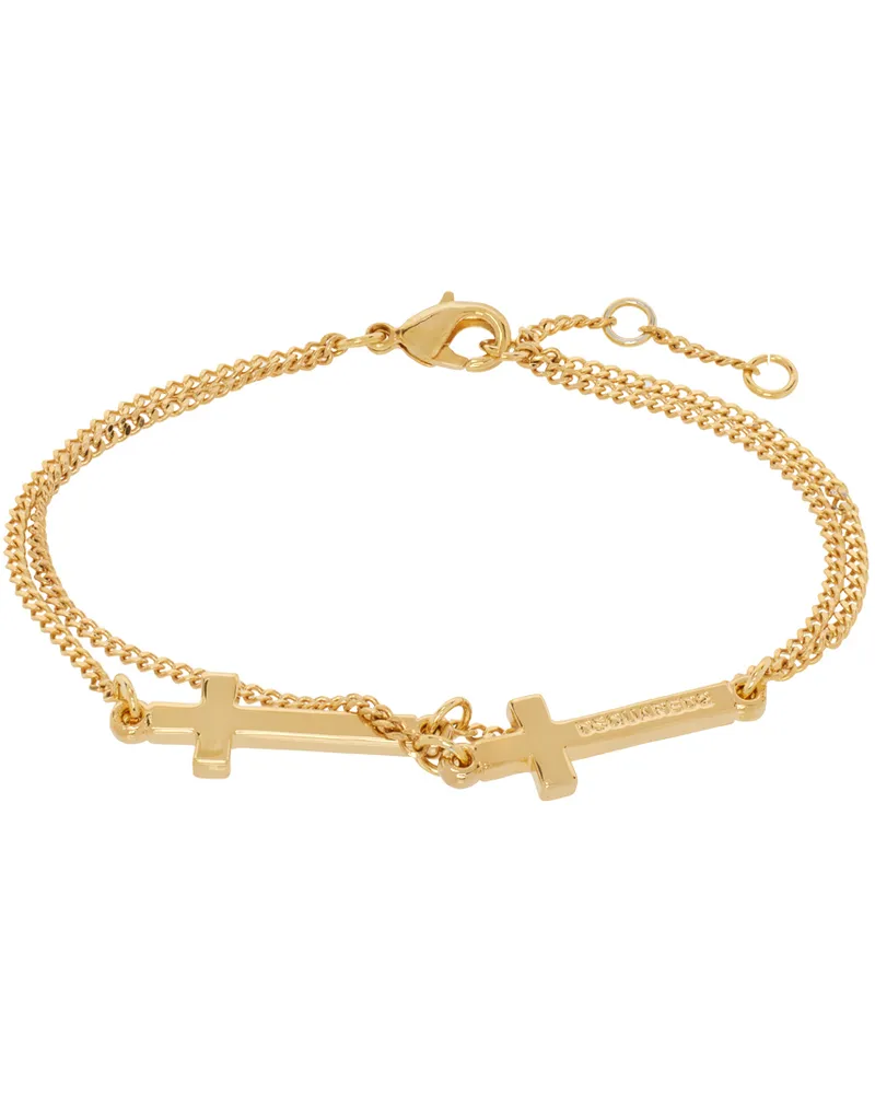 Dsquared2 Gold Jesus Bracelet F193