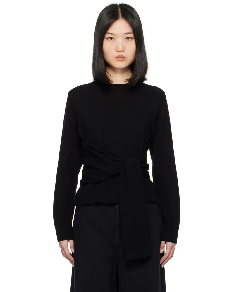 Maison Margiela Black Belted Sweater 900