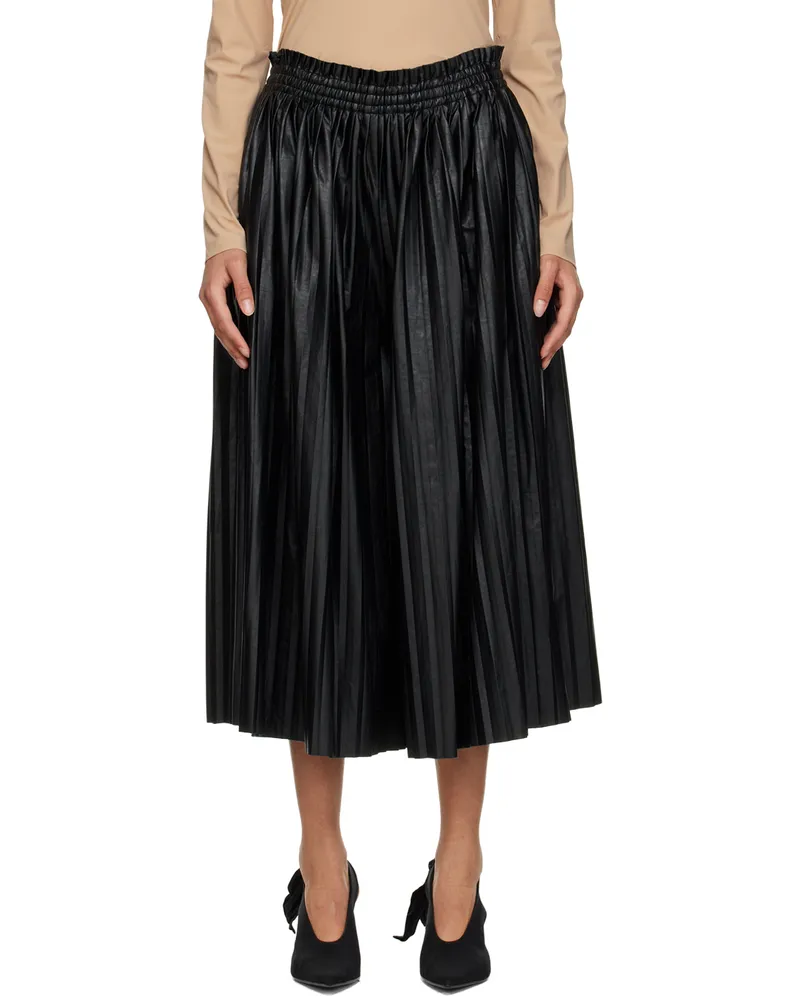 Maison Margiela Black Pleated Trousers 900