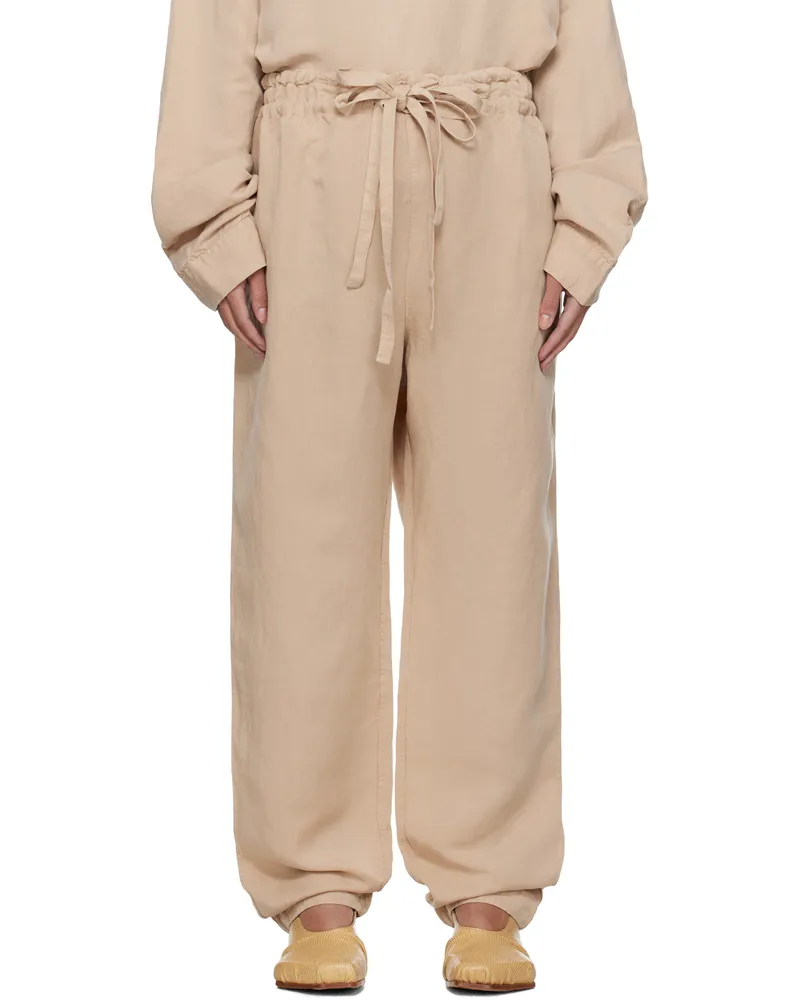 Casey Casey Beige Denmark Trousers Latte