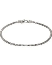 Tom Wood Silver Snake Slim Bracelet Sterling