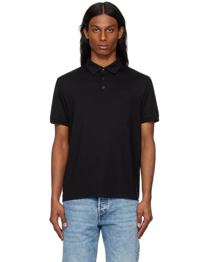Theory Black Noran Polo 001