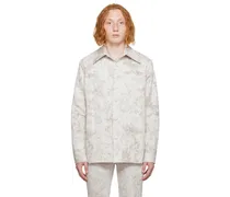 SSENSE Exclusive Off-White Mille Denim Shirt