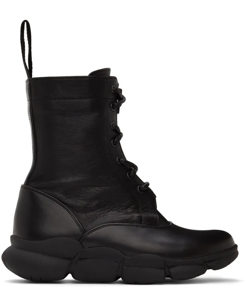 Yohji Yamamoto Black Nume Ankle Boots 2