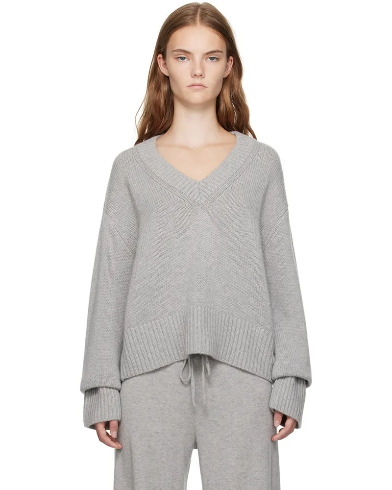 Lisa Yang Gray Aletta Sweater Do