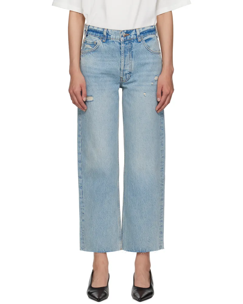 Anine Bing Blue Gavin Jeans Washed