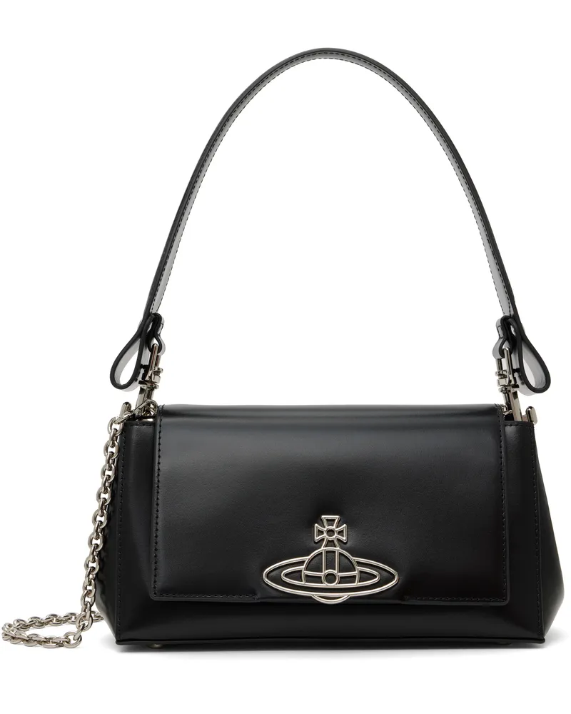Vivienne Westwood Black Medium Hazel Bag N401