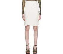 SSENSE Exclusive Off-White Wrap Miniskirt