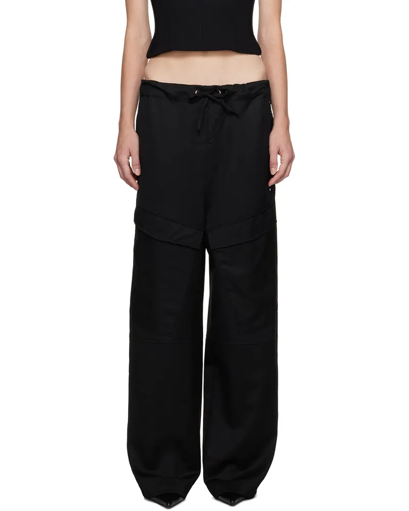 Paris Georgia Black Herb Trousers Black