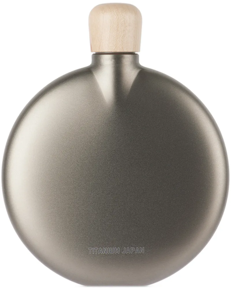 Snow Peak Titanium Round Flask, 150 mL N