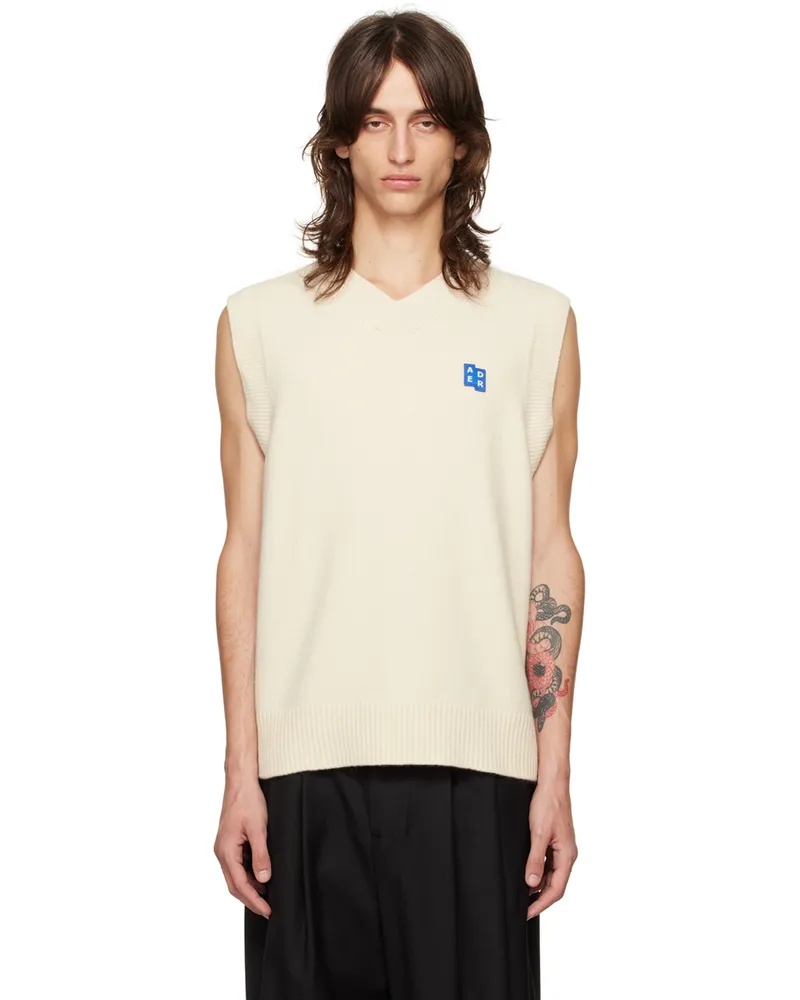 Adererror Off-White TRS Tag 01 Vest Oatmeal