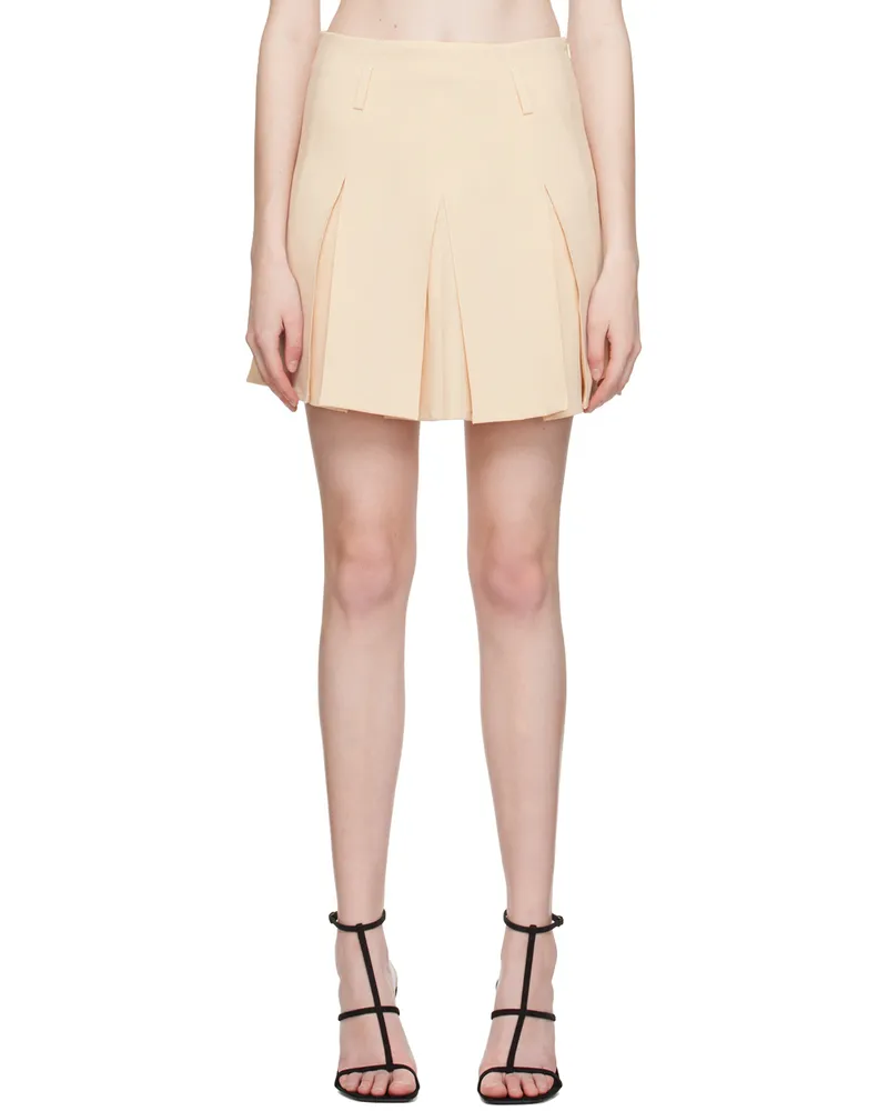 Beaufille Beige Konno Miniskirt Parchment
