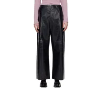 SSENSE Exclusive Navy No.249 Leather Pants