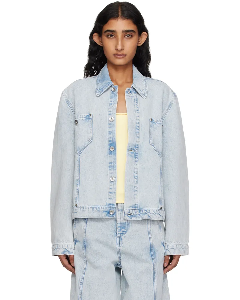 YMC Blue Loft Denim Jacket 40-indigo