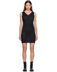 Our Legacy Black Sleek Minidress Black