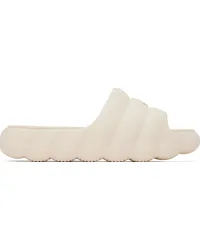 Moncler Off-White Lilo Slides Silk