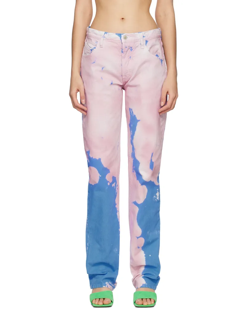 ATTICO Blue & Purple Boyfriend Jeans 450