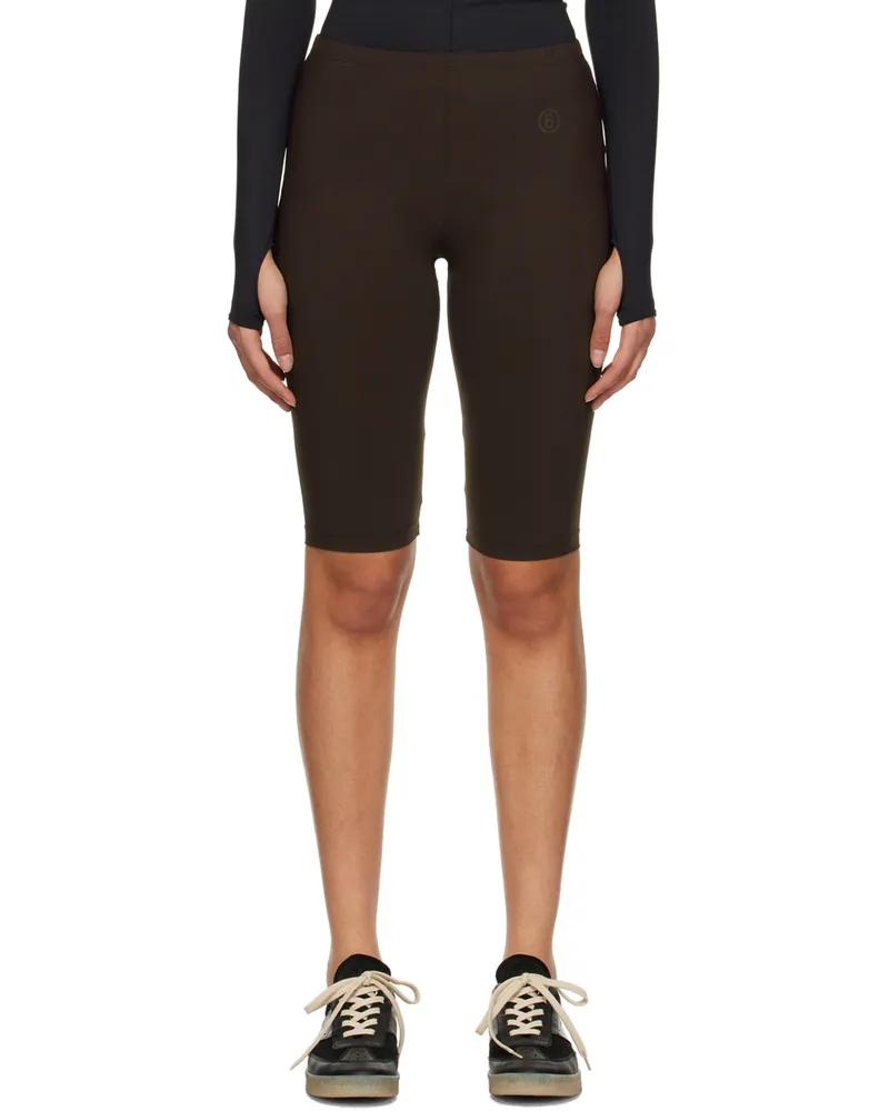 Maison Margiela Brown Printed Shorts 143